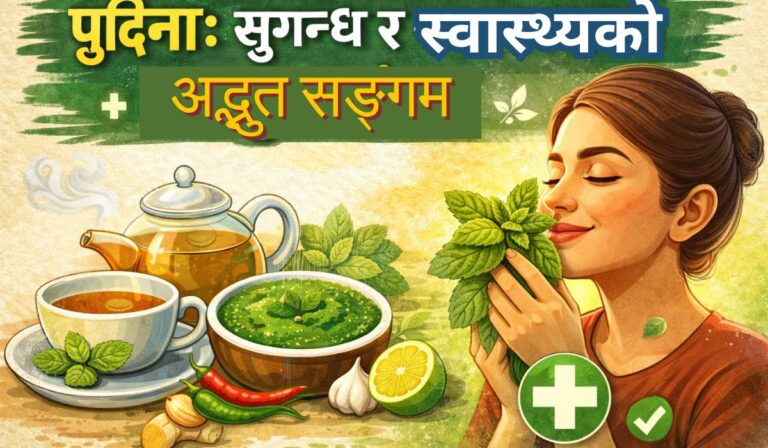 पुदिना (Mint): सुगन्ध र स्वास्थ्यको अद्भुत सङ्गम