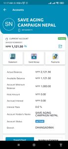 bank statement